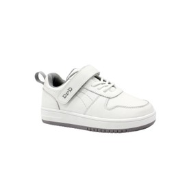 DRD Kids Force Orthopedic Friendly Shoe White/Grey 10.0C Wide Width