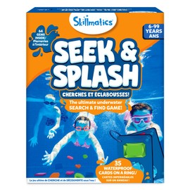 Skillmatics Seek & Splash Diving Gem Toys - Underwater Search and Find Game, Perfect for Swimming Pool & Summer Fun for Kids, Gifts for Boys & Girls Ages 6, 7, 8, 9 & Up