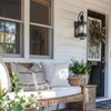 Milaii Outdoor Light Fixture 17" Copper Exterior Wall Lights Black