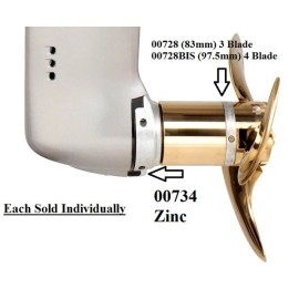 US Marine Products LLC Magnesium Anode Kit Fits Volvo Penta Saildrive 3-Piece Collar Propeller