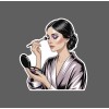 Sticker Dynasty Applying Makeup Sticker Getting Ready Going Out Gift
