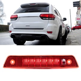 Aeagle LED 3rd Third Brake Lights Light for 2005-2010 Jeep Grand Cherokee (Red) High Mount Stop Center Light