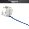 Fielect Synchronous Motor AC 110V 5-6RPM Turntable Motor CW/CCW Direction