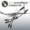 Newpowa Solar Panel Y Branch Cable Connectors Parallel Adaptor (M/FF,F/MM)