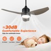 BZX Waterproof Outdoor Ceiling-Fan with Light - 42" Modern Ceiling