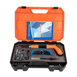 Concrete Nail Gun Kits, 5 Speed Adjustable Manual Concrete Nail Gun Tool, Mini Portable Nail Shooting Machine, Wall Fastening Tool Ceiling Nail Gun