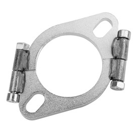 Exhaust Gasket 2 5 Inch Stainless Steel Roller Exhaust Flange Split 2.5 Inch 63 mm Steel Exhaust Flange Flange Oval Split Repair Replacement