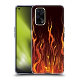 Head Case Designs Inferno Hot Rod Flame Soft Gel Case Compatible with Realme X7 Pro