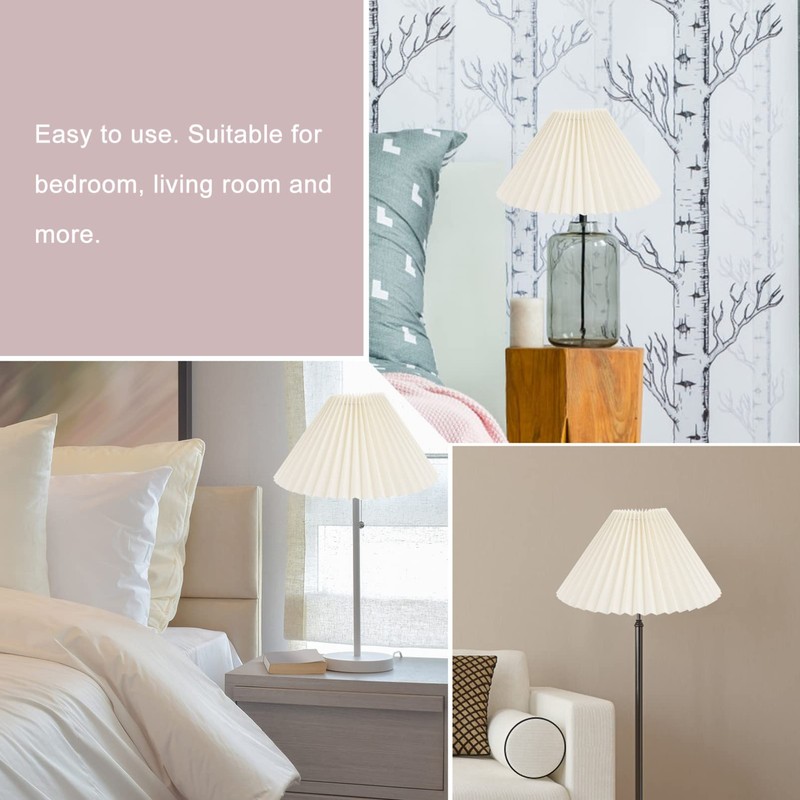 Simple Lamp Shades Pleated Light Cover Table Lamp Shade Lamp