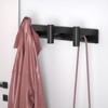 HUFEEOH Coat Hooks Wall Mount, Stainless Steel 3 Hooks Towel