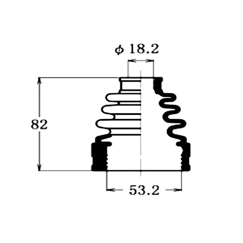 Ohno Rubber (OHNO) Drive Shaft Boots FB2212