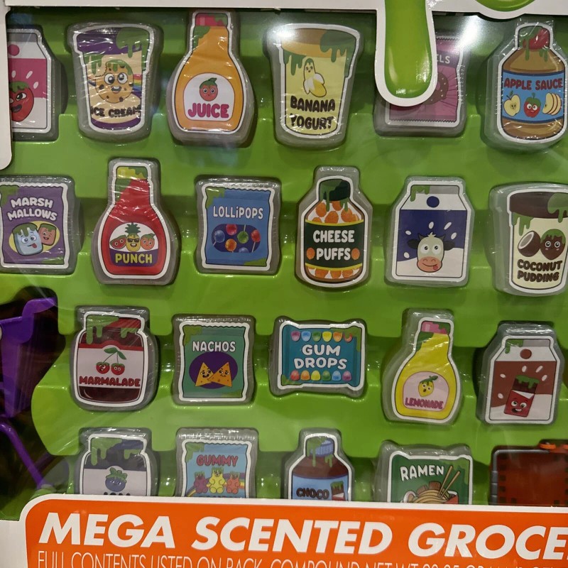 NICKELODEON MEGA SCENTED GROCERY SET 30 JARS OF FUN SCENTED