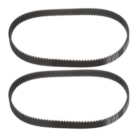 QUARKZMAN Pack of 2 HTD-5M Rubber Toothed Belts 118 Teeth 590mm Pitch Length x 15mm Width x 3.6mm Height Closed Loop Groove Tooth Belt