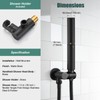 Heyalan Brass 2 in1 Function Handheld Spray Hand Shower High
