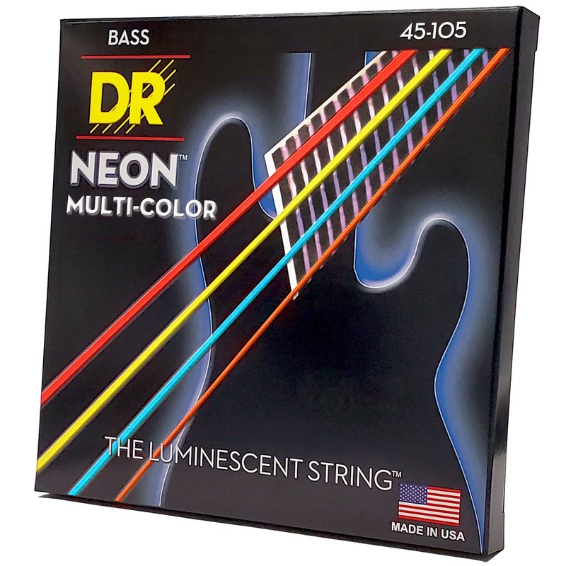 DR Strings HI-DEF NEON - Cuerdas para guitarra bajo (NMCB-45)