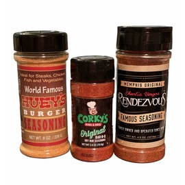 Memphis BBQ Seasoning Sampler Bundle, 8 Ounces