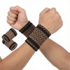 Neyauo 2 Pcs Wrist Compression Sleeve, Wrist Brace Elastic Soft