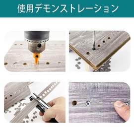 GOOMAND Single Hole Punch, Single Hole 0.3 inch (8 mm), Handheld Single Punch, Adjustable Hole Positions, 1.0 inch (25 mm), PVC ID Card, For Drilling Cardboard Mounts, Woodworking Countersink