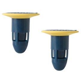 SHINEOFI 1set Sink Hair Filter Strainer for Kitchen and Bathroom Floor Blue Premium Quality Debris Catcher Prevents Clogging Rapid Water Drainage 2pcs