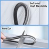 COUMENO 2 Pack Weatherstripping Sealing Strip, 33FT(12m) Door Window Seal