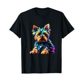 Yorkshire Terrier Puppy Dog Pop Art T-Shirt