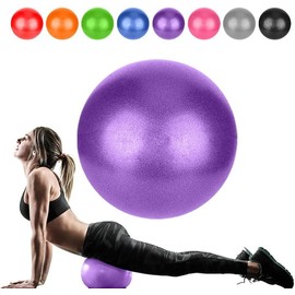 Bender Pilates Small Exercise Mini Bender Ball for Therapy, Core Training, Balance, and Physical Therapy - 9 Inch Exercise Tool for Pilates and Yoga - Color: Pink