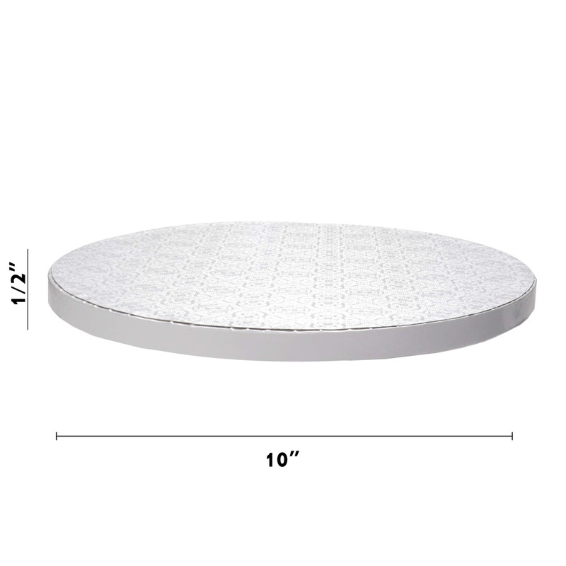 O'Creme - Tabla redonda para tartas (5 unidades, 1,27 cm