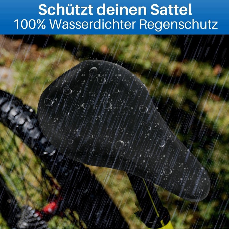 Hilo Sports Pack of 2 Bicycle Saddle Covers [Waterproof and