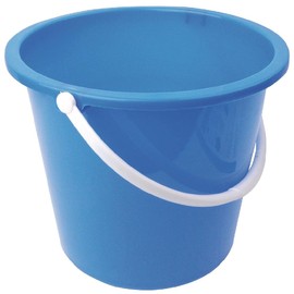 Jantex CD804 Round Plastic Buckets, Blue