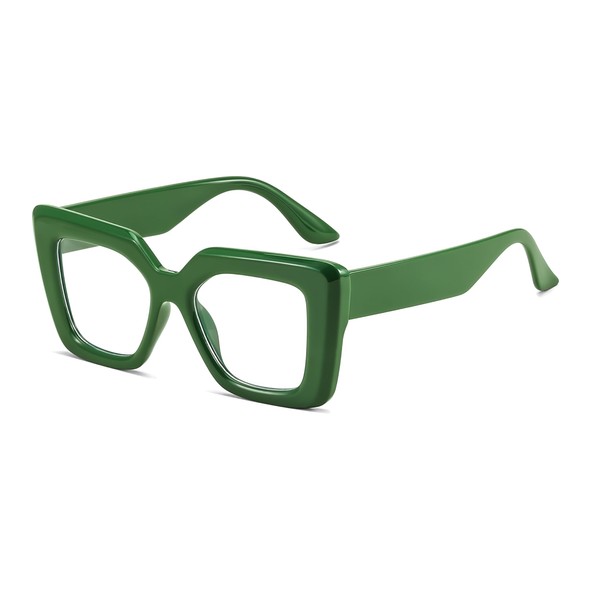 FEISEDY Oversized Square Blue Light Blocking Glasses for Women Men