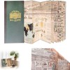 Folded History Timeline Chart for Study – Gold-Stamped Adams Synchronological
