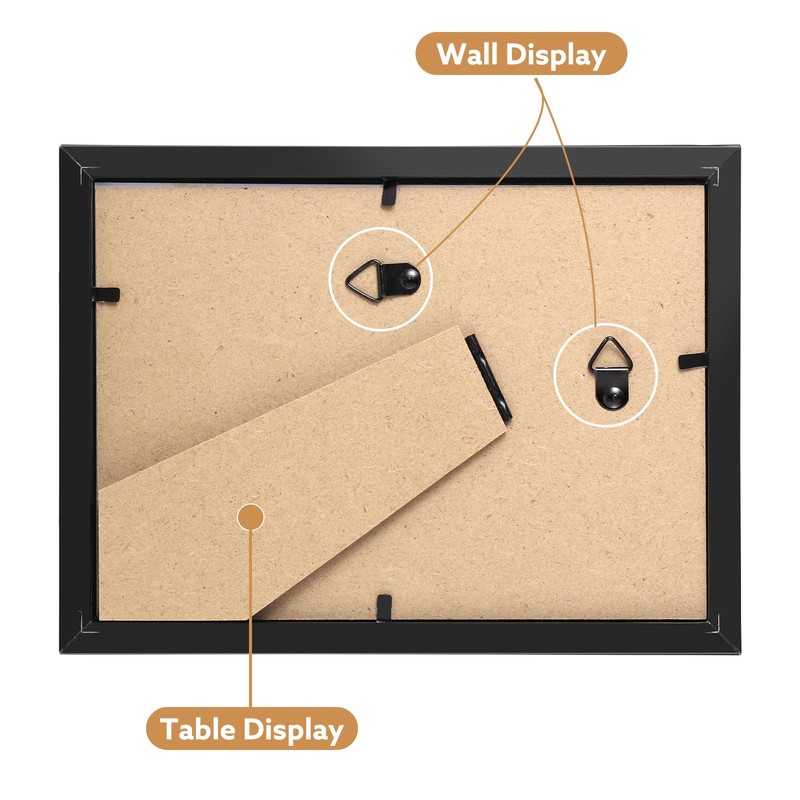 4 Pack Picture Frame, A5 Photo Frames Tabletop and Wall