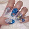 Goldfish and Sea Handmade Nail Tips - Points / 금붕어와