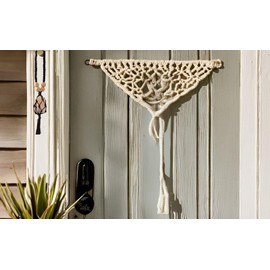 Himalayan Pink Salt Window Hanging for Healing | Wall Decor Crystal Ornament for Living Room, Garden, Door, Home Decorations, Pink Salt Ornament, Small