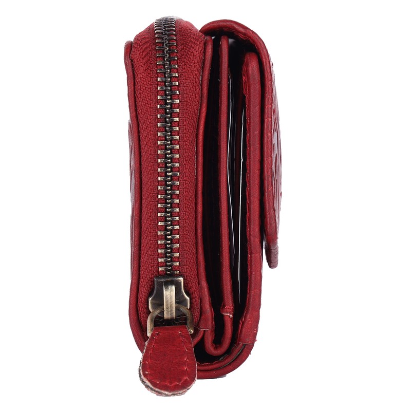 Chunkyrayan P GB-6 Genuine Leather Women's Wallet High-Quality Vintage RFID