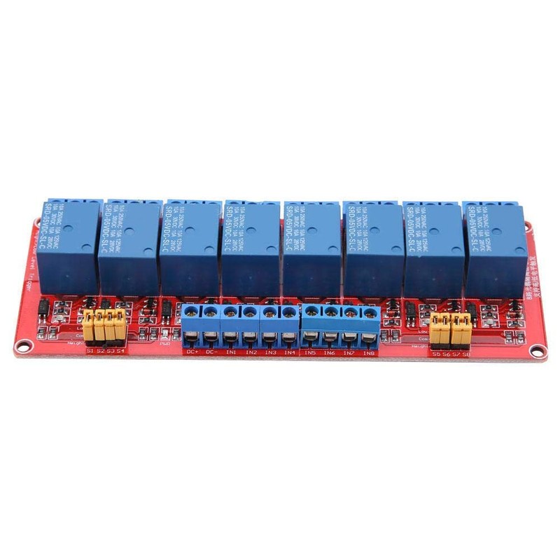 Hilitand 8 Channel Optocoupler Relay Module Board High & Low