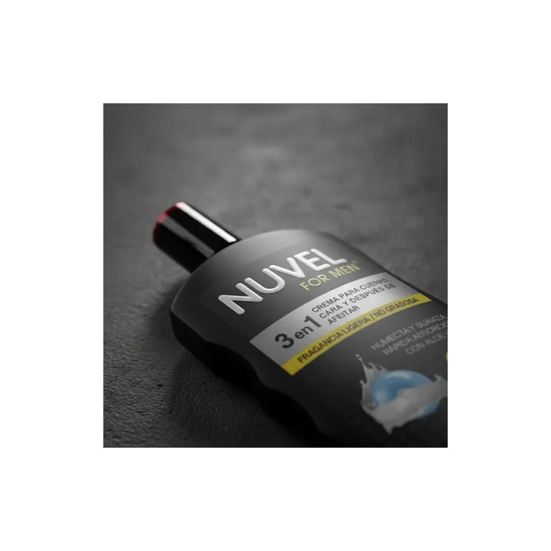 Nuvel For Men Crema Corporal Humectante Para Hombre Con Aloe