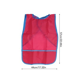 Kids Art Smocks, 12pcs Nylon Material 44x57cm Sleeveless Painting Aprons Waterproof with Pocket Painting Smock Ideal for Painting and Crafts
