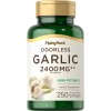 Piping Rock Odorless Garlic Pills 2400 mg | 250 Softgels