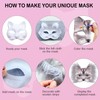 J6&H6 30 Pcs DIY Therian Mask Kit with exclusive Blank