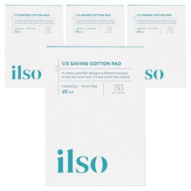 Cleansing 13 Saving Cotton Pads, 40 pieces, 4 pieces / 일소 13 세이빙 코튼 패드, 40개입, 4개