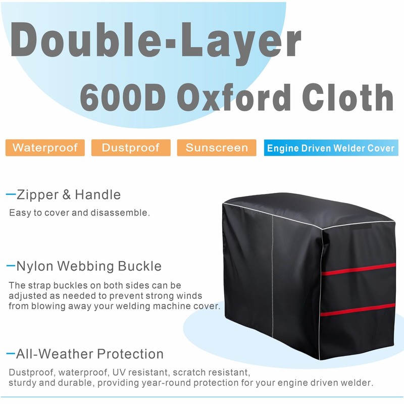 VIYOYOUNG Engine Driven Welder Cover fits Ranger (330/260) and Bobcat