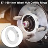 TUCKBOLD Car Wheel Hub Centric Rings Durable Wheels Center Shaft