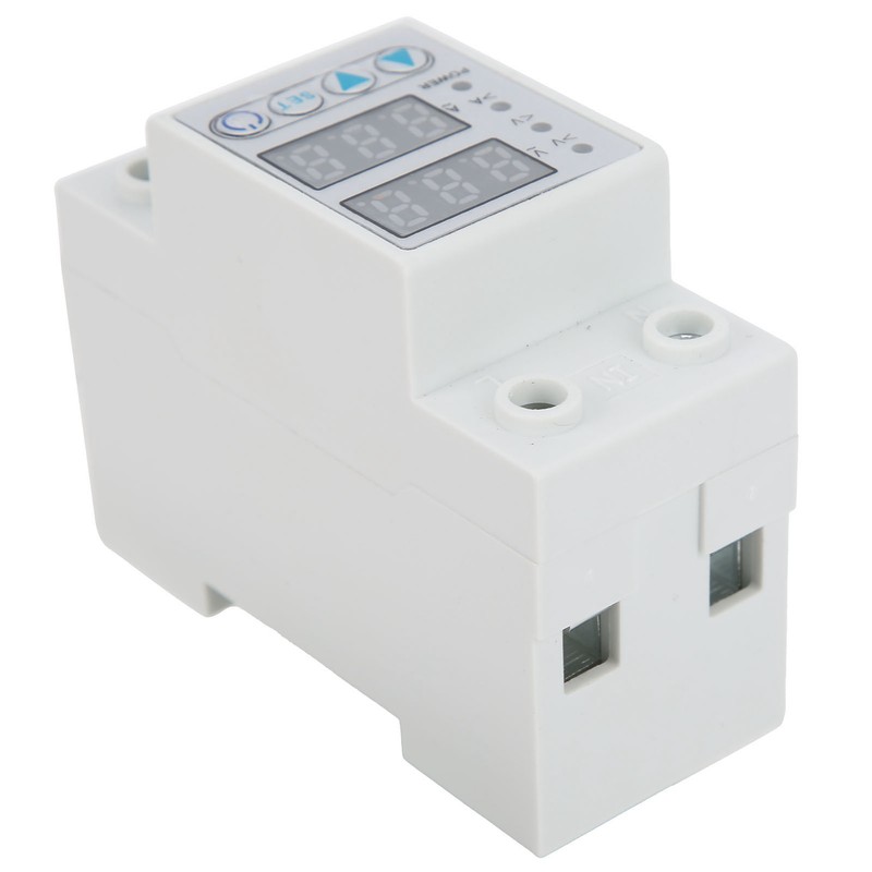 Overvoltage Undervoltage Protector LED Adjustable Self Reset Current Protector AC