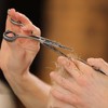 Honbay 28PCS Soft Silicone Scissors Finger Rings Grips Inserts Grooming