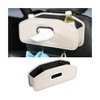 JNNJ Storage Box with Drink Holder for Car, Multifunctional Organiser