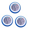 Kisangel 3pcs Digital Thermometer Mini Temperature Gauge Outdoor Thermometer Multi-Functional
