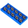 10pcs Diamond Shape Carbide Insert Cutters for Regular Stainless Steel