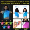 CroBlissful 30 Sets Mini Jesus Figurines Glow in The Dark