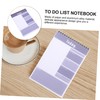 STOBOK Portable Weekly Planner Notepad Coil-Bound Daily Memo Pad for